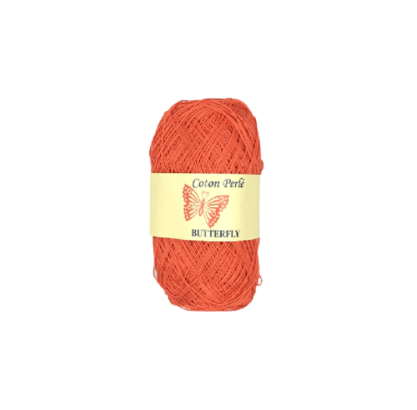 Coton Perle Butterfly - 2106 Coral