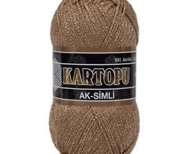 Yarn Kartopu Ak-Simli K883