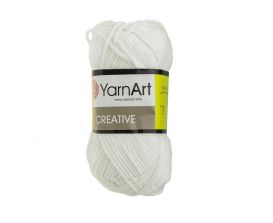 Νήμα YarnArt Creative - 220 Optic - Λευκό