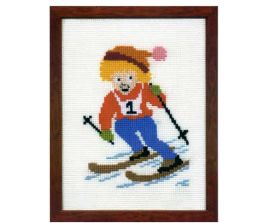 Children's embroidery in a matting kit No 703