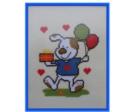 Children's embroidery in a matting kit No 710