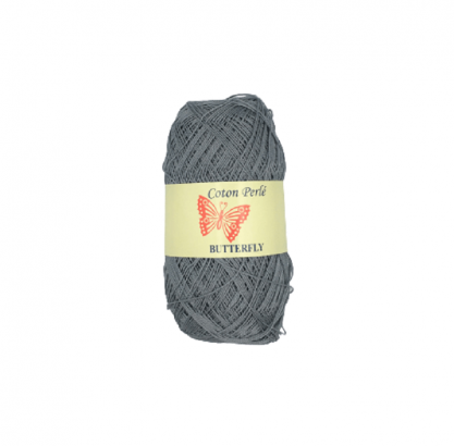 Coton Perle Butterfly - 2076 - Gray