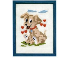 Children's embroidery in a matting kit No 704