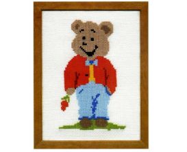 Children's embroidery in a matting kit No 706