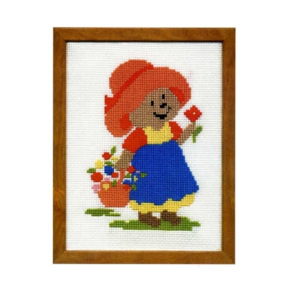Children's embroidery in a matting kit No 707