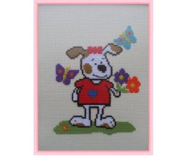 Children's embroidery in a matting kit No 711