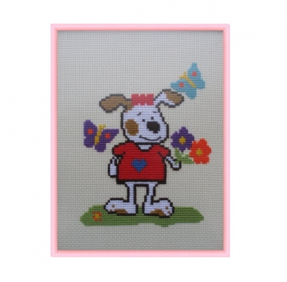 Children's embroidery in a matting kit No 711